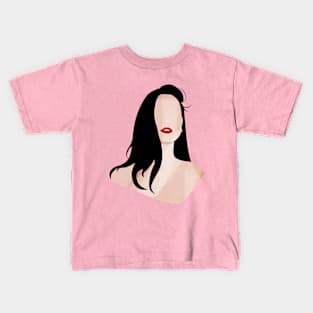 Mysterious Lady Kids T-Shirt